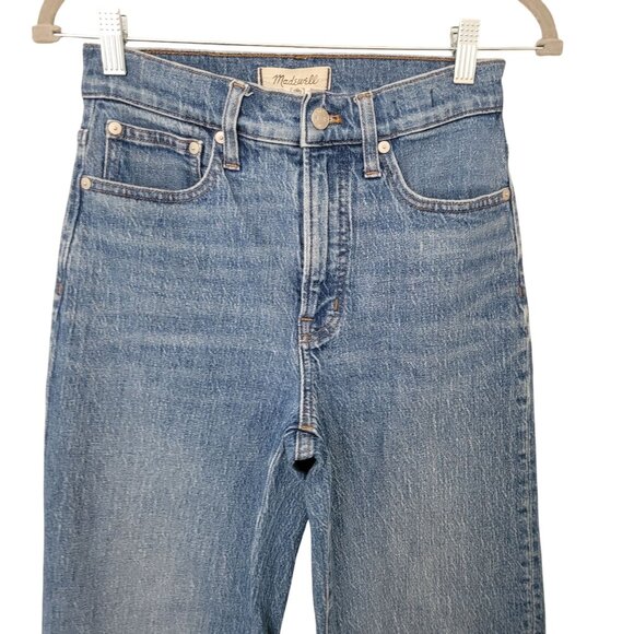 Madewell The Perfect Vintage Wide-Leg Jeans Womens Size 25 Leifland Wash - Picture 9 of 10